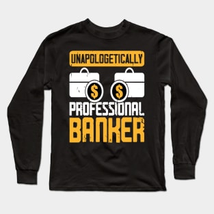 Funny Loan Officer Retro Vintage I'm a Banker Long Sleeve T-Shirt